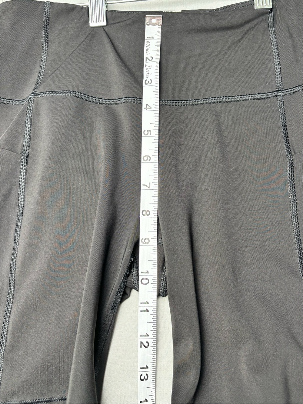 Athleta Ultima Chaturanga Black High Rise Compression Biker Shorts Size M - Picture 4 of 8